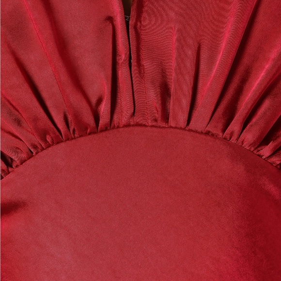 Petal & Pup Ricki Maxi Dress - Ruby Wine - Picture 6 of 7